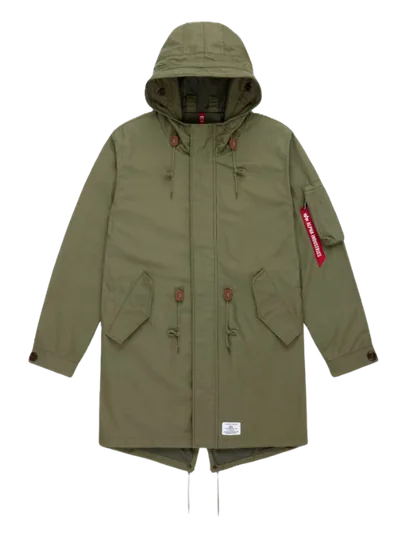 Parka Military Jacket Back View